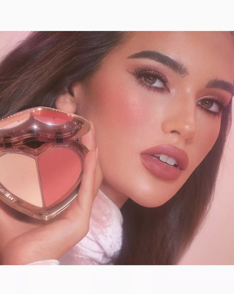 Charlotte Tilbury FLAWLESS PEACH Beauty Soulmates Brighten Blush Powder Palette - Image 5